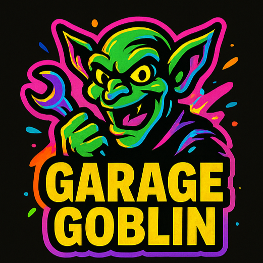 Garage Goblin Hang Tag