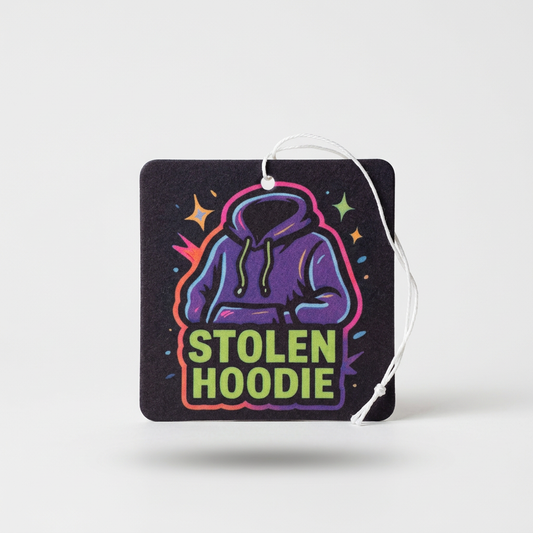 Stolen Hoodie Hang Tag